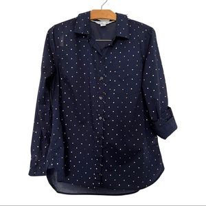 Old Navy Women’s Classic Shirt in Navy Size: M